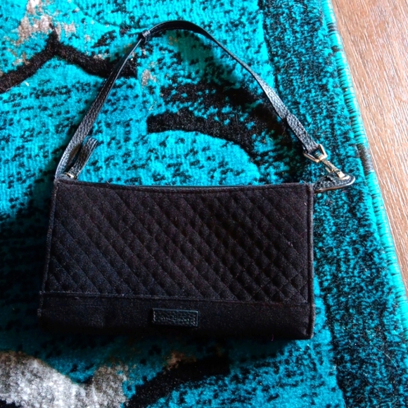 Vera Bradley Black  Wristlet and mini handbag bag - Picture 1 of 5